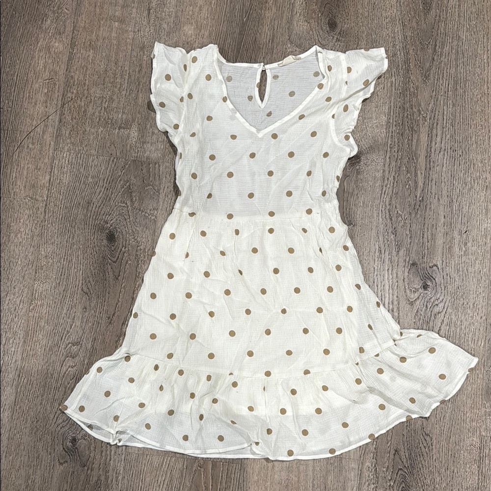 Altar'd State White Ruffled Tiered Sundress